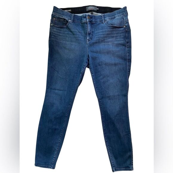 Torrid Dark Wash High Rise Premium Stretch Bombshell Skinny Jeans - Picture 1 of 7